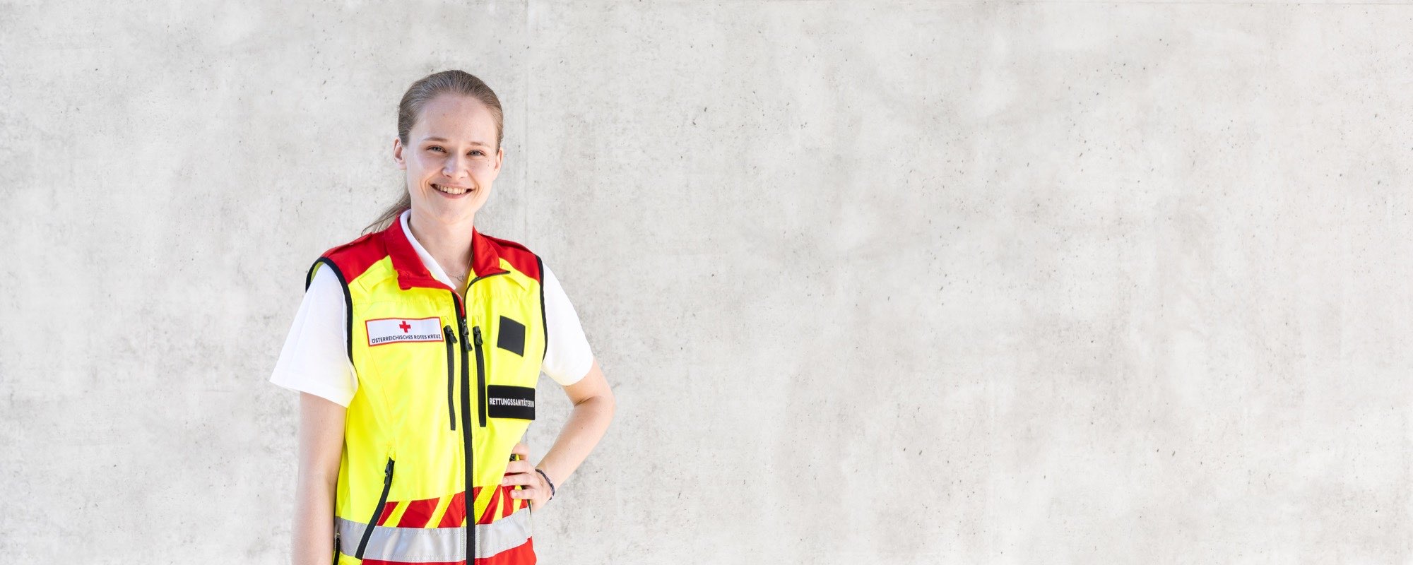 „Als Rettungssanitäterin helfen – bei dieser freiwilligen Tätigkeit kann ich viel lernen und ein aktiver Teil der Gesellschaft sein.“  Marietta, 26 Jahre